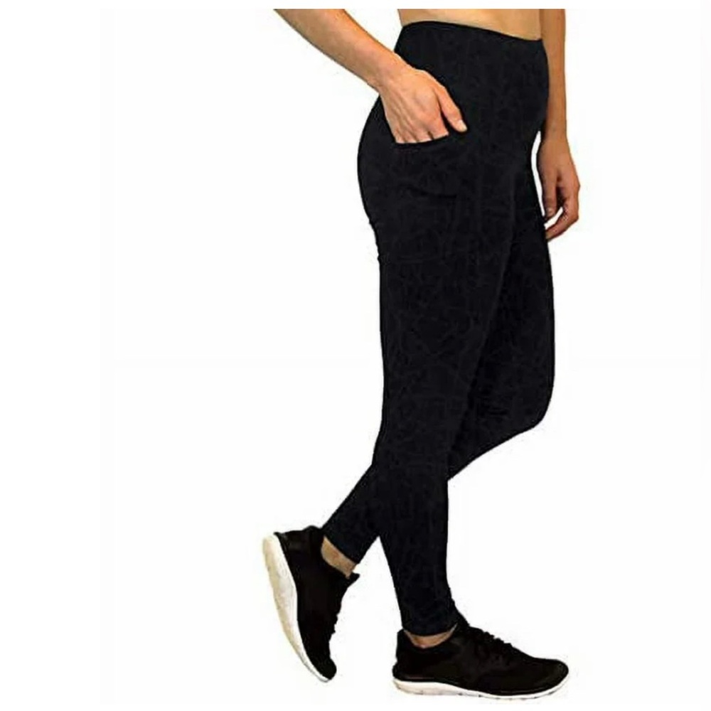 Spyder Womens Active Tight Leggings Web Print